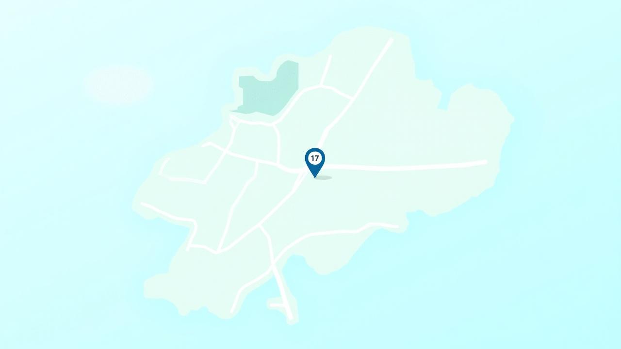 Map of Victoria Island, Lagos, showing Afi Cleanse location